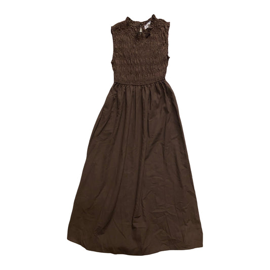Dress Casual Maxi By Petal & Pup In Brown, Size:S