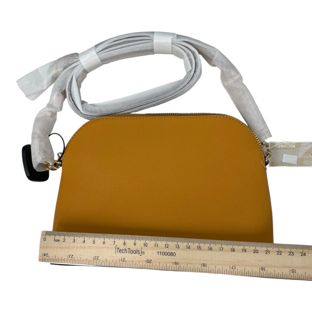Handbag Designer By Michael Kors In Yellow, Size:Medium