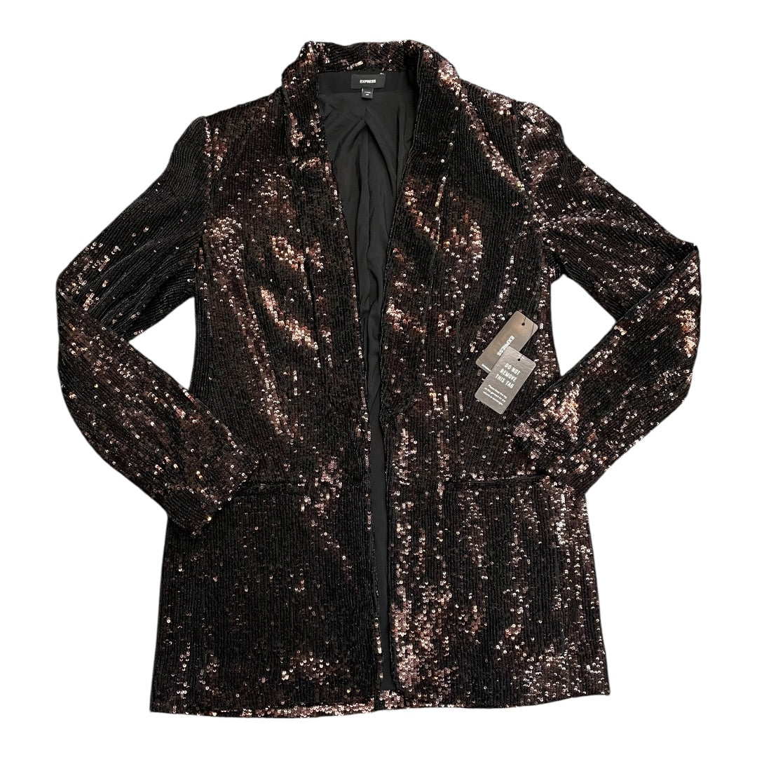 Blazer By Express In Brown, Size:Xs
