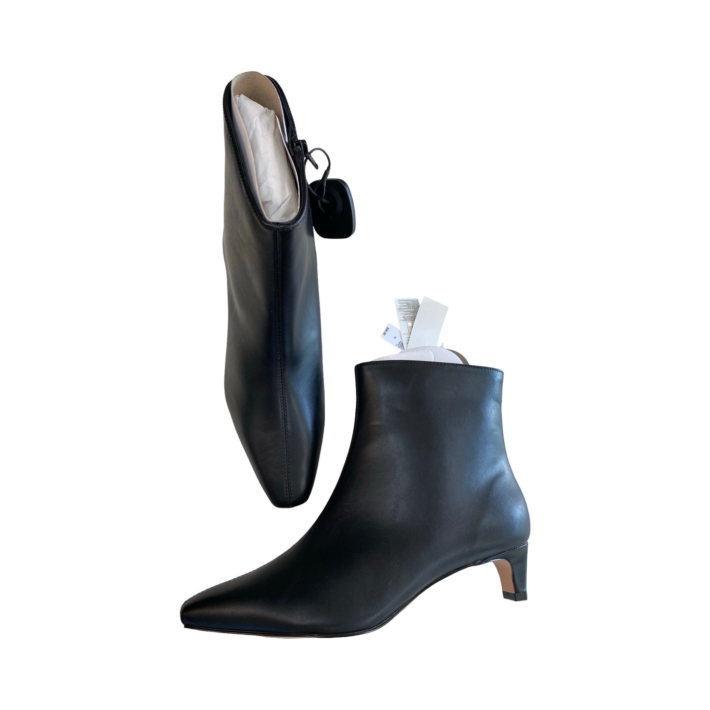 Boots Ankle Heels By Gap In Black, Size:10