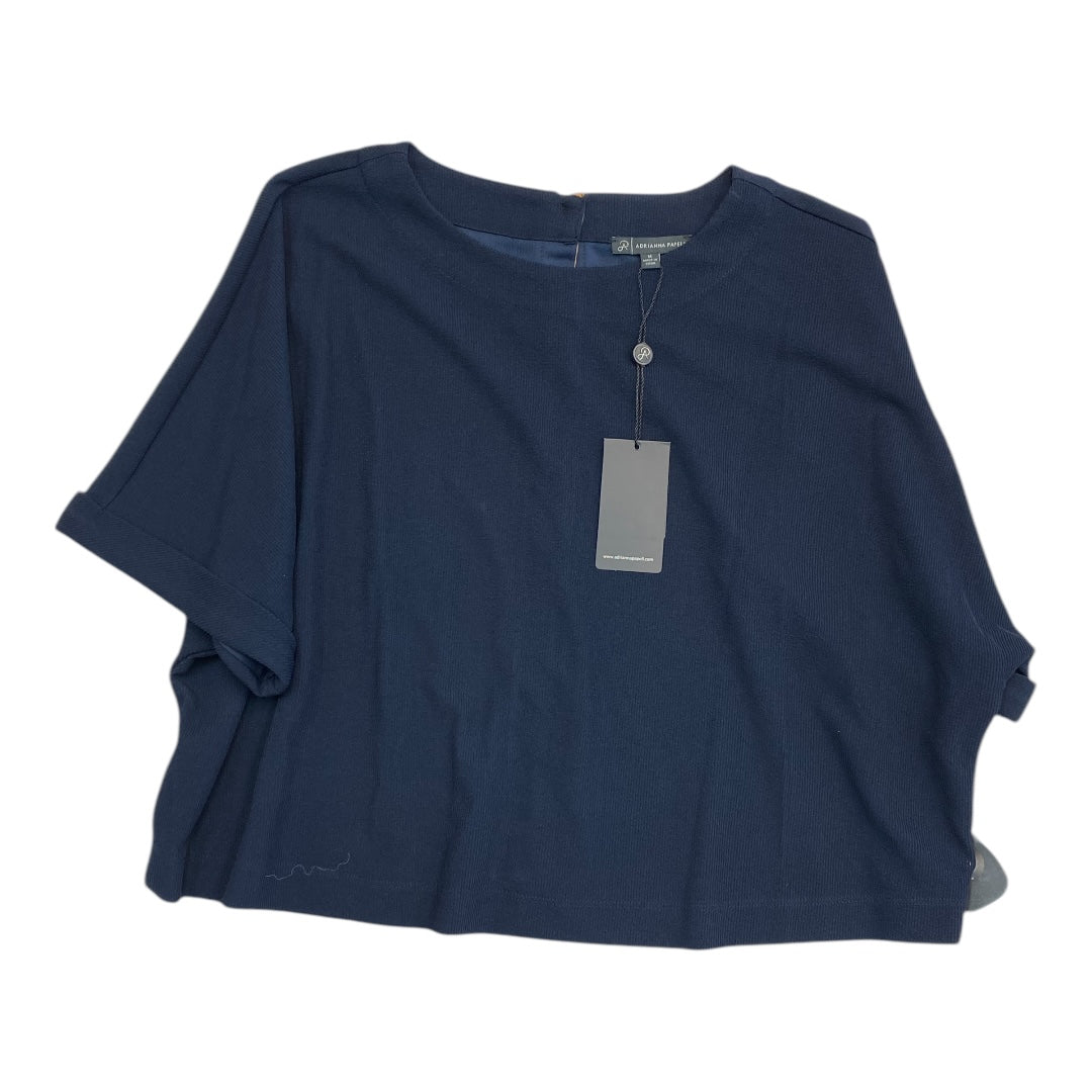 Top Ss By Adrianna Papell In Navy, Size:M