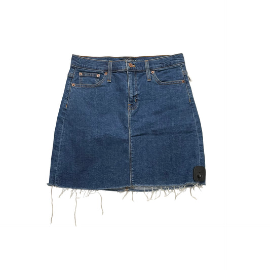 Skirt Mini & Short By J. Crew In Blue Denim, Size:2