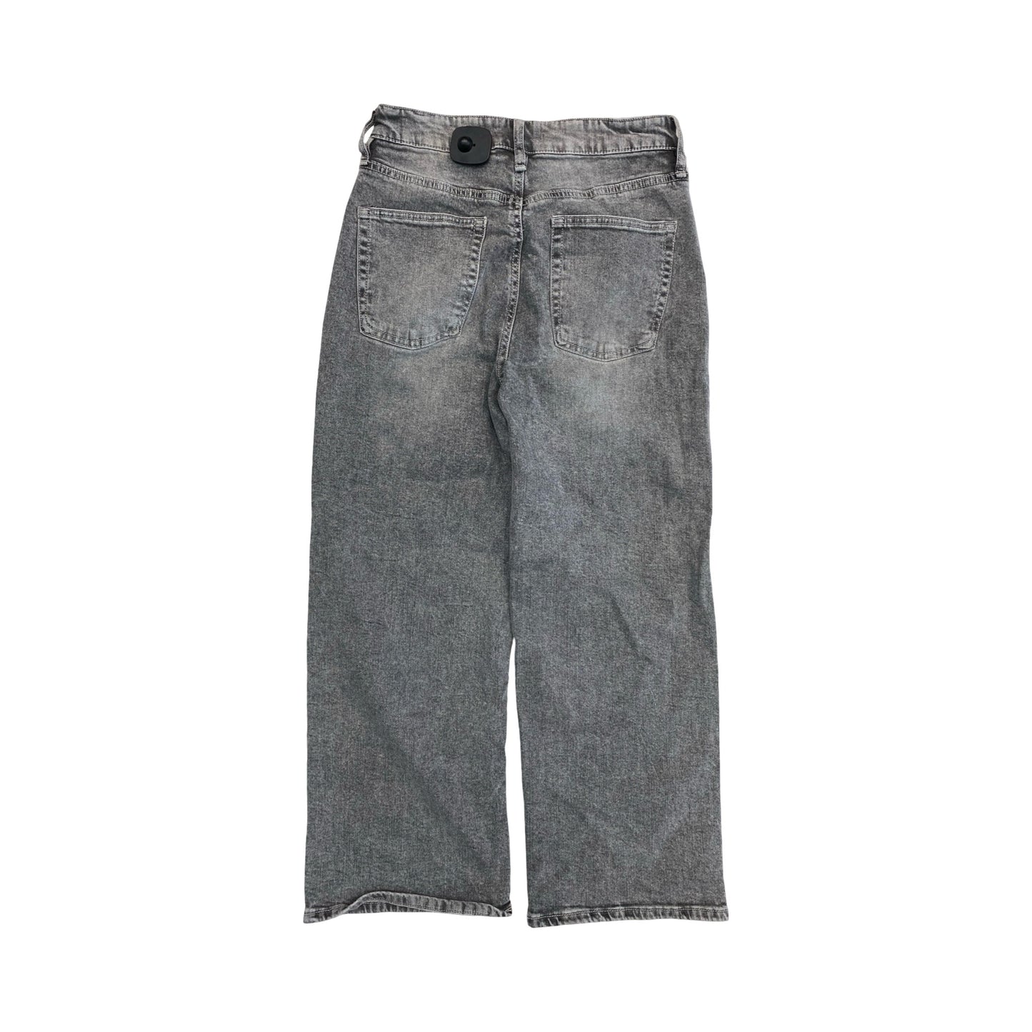 Jeans Wide Leg By Oat In Black Denim, Size:6