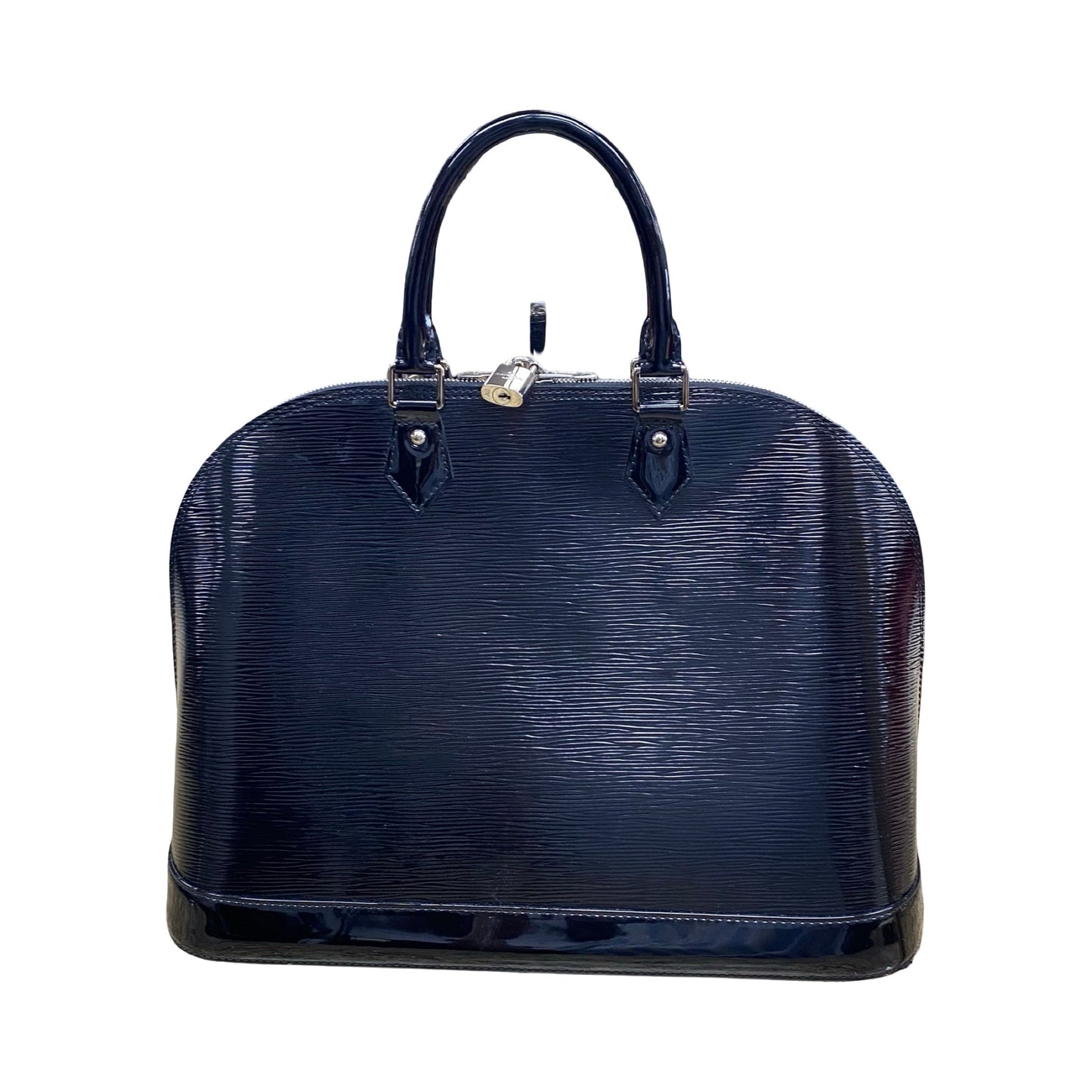 Handbag Luxury Designer By Louis Vuitton In Black Epi, Size:Large (GM)
