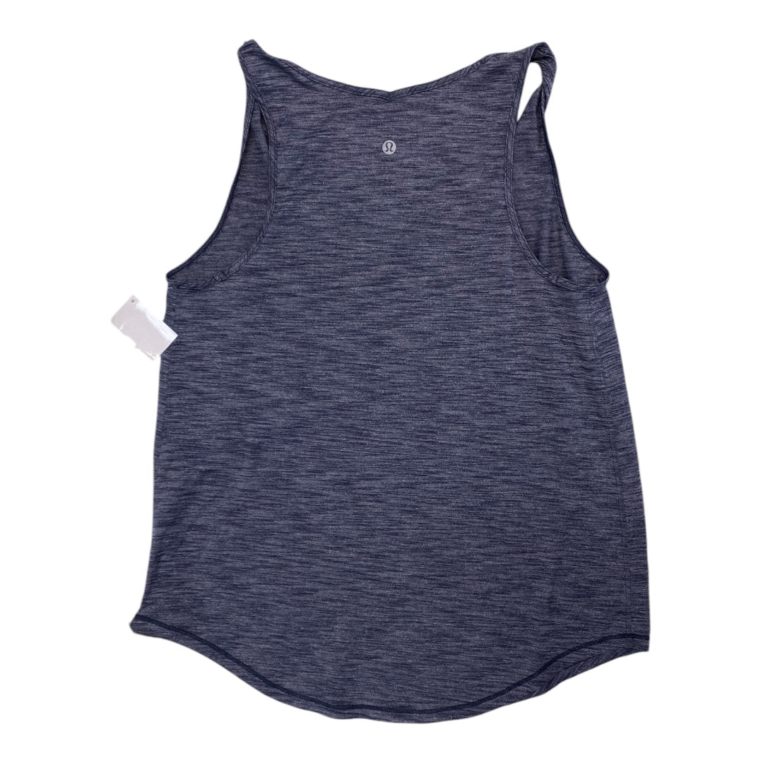 Athletic Tank Top By Lululemon In Blue, Size:4