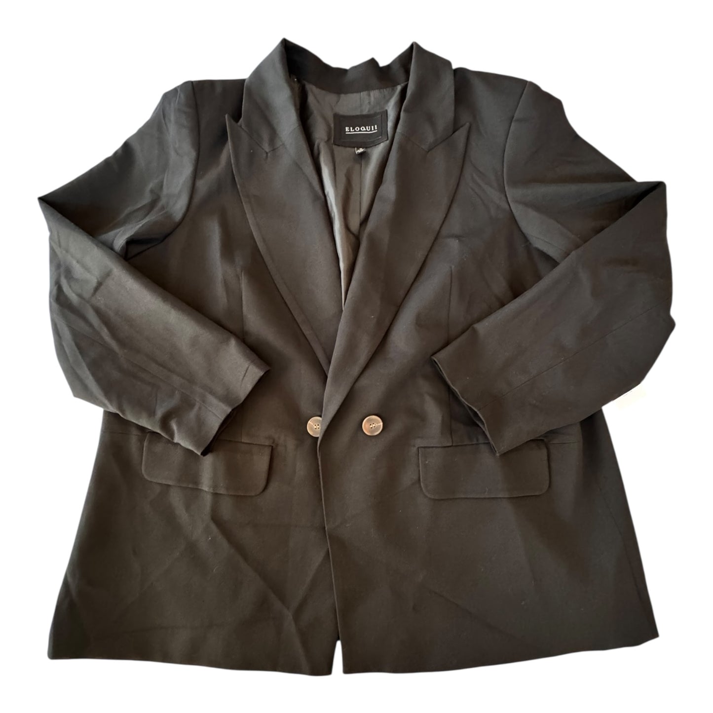 Blazer By Eloquii In Black, Size:22