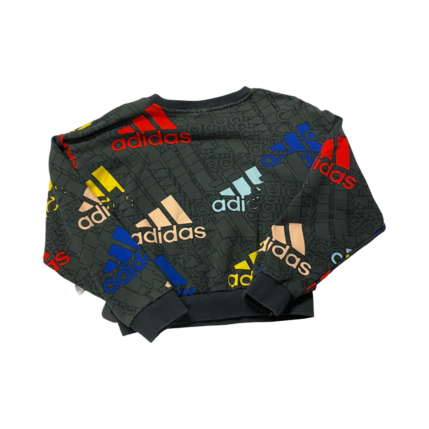 Athletic Sweatshirt Crewneck By Adidas In Multi, Size:S