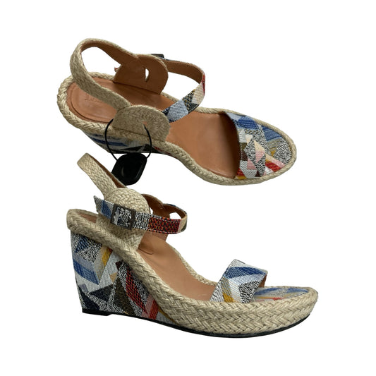 Sandals Heels Block By Cmc In Multi, Size:10