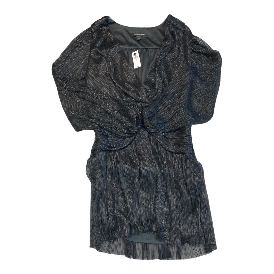 Dress Casual Midi By Banana Republic In Black, Size:8