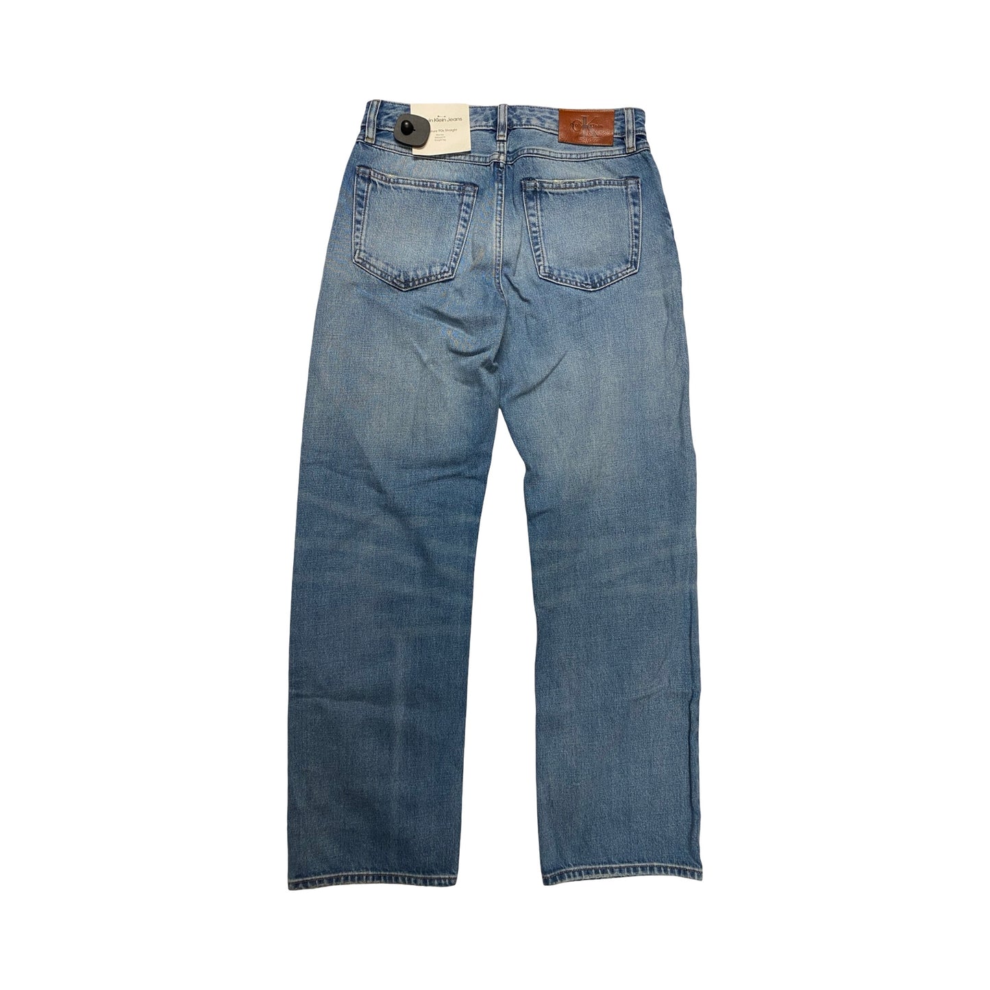 Jeans Straight By Calvin Klein In Blue Denim, Size:4