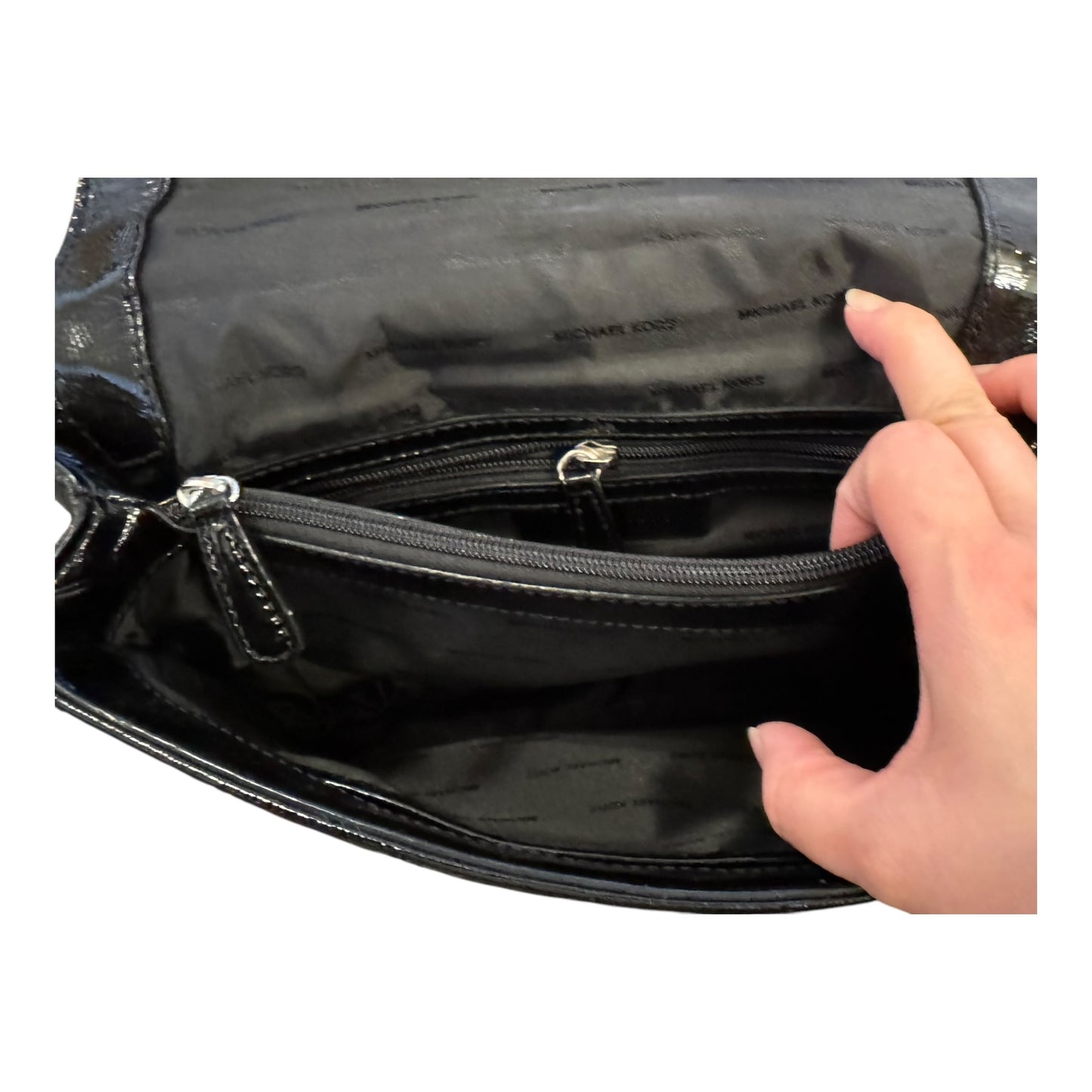 Handbag Designer By Michael Kors In Black, Size:Medium