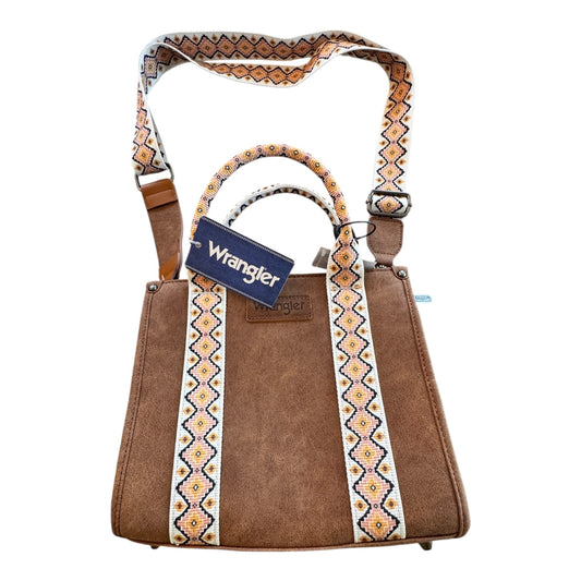 Handbag By Wrangler In Brown, Size:Large