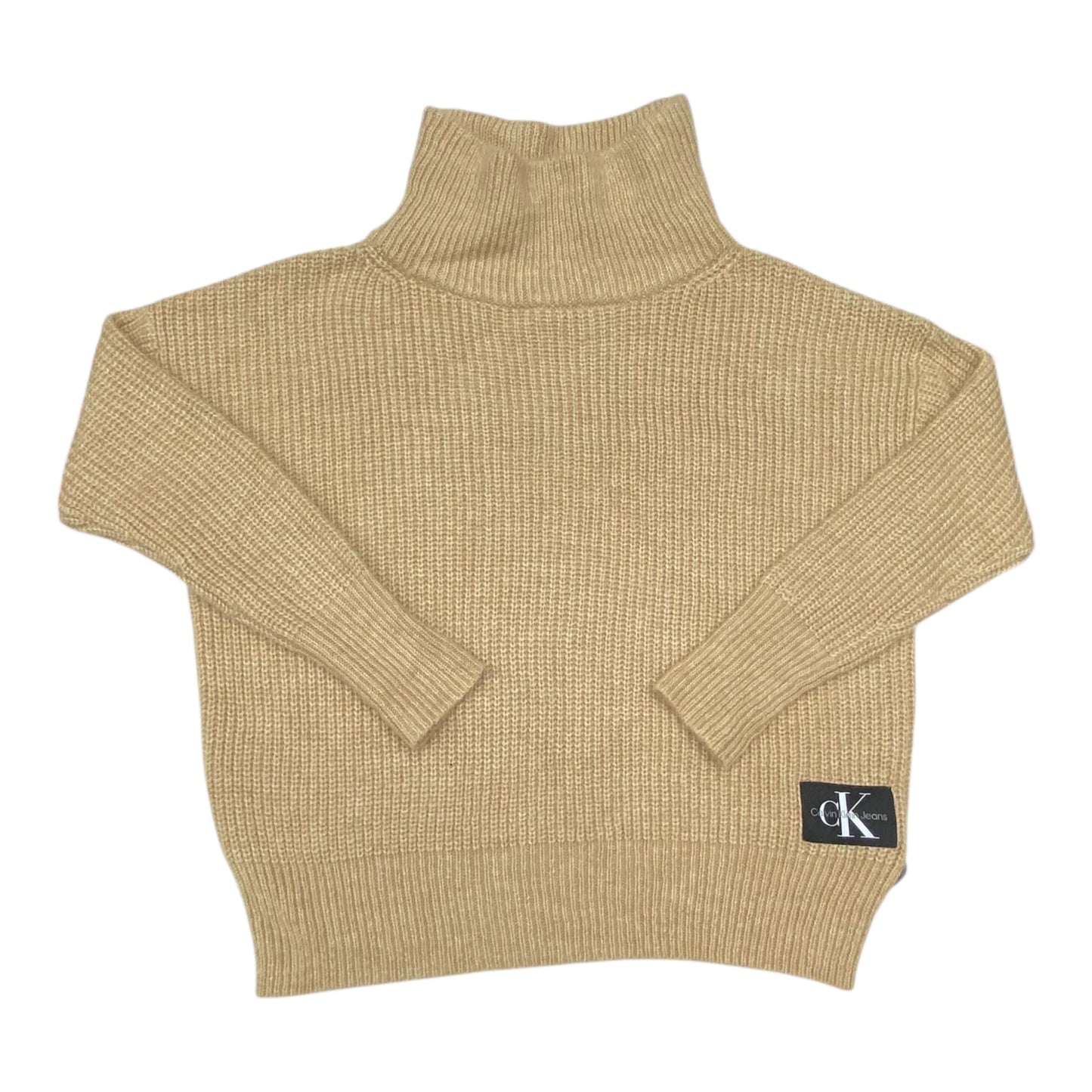 Sweater By Calvin Klein In Tan, Size:Xs