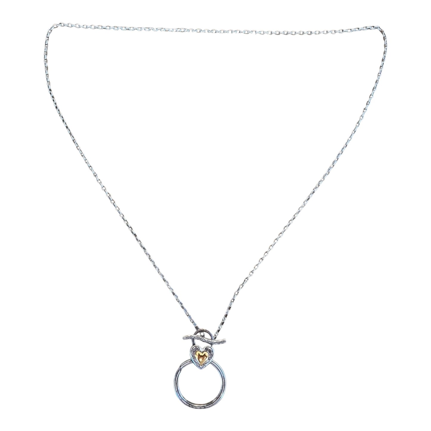Necklace Designer By Brighton In Silver