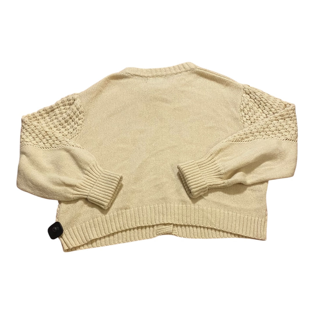 Sweater Cardigan By Cmc In Tan, Size:1X