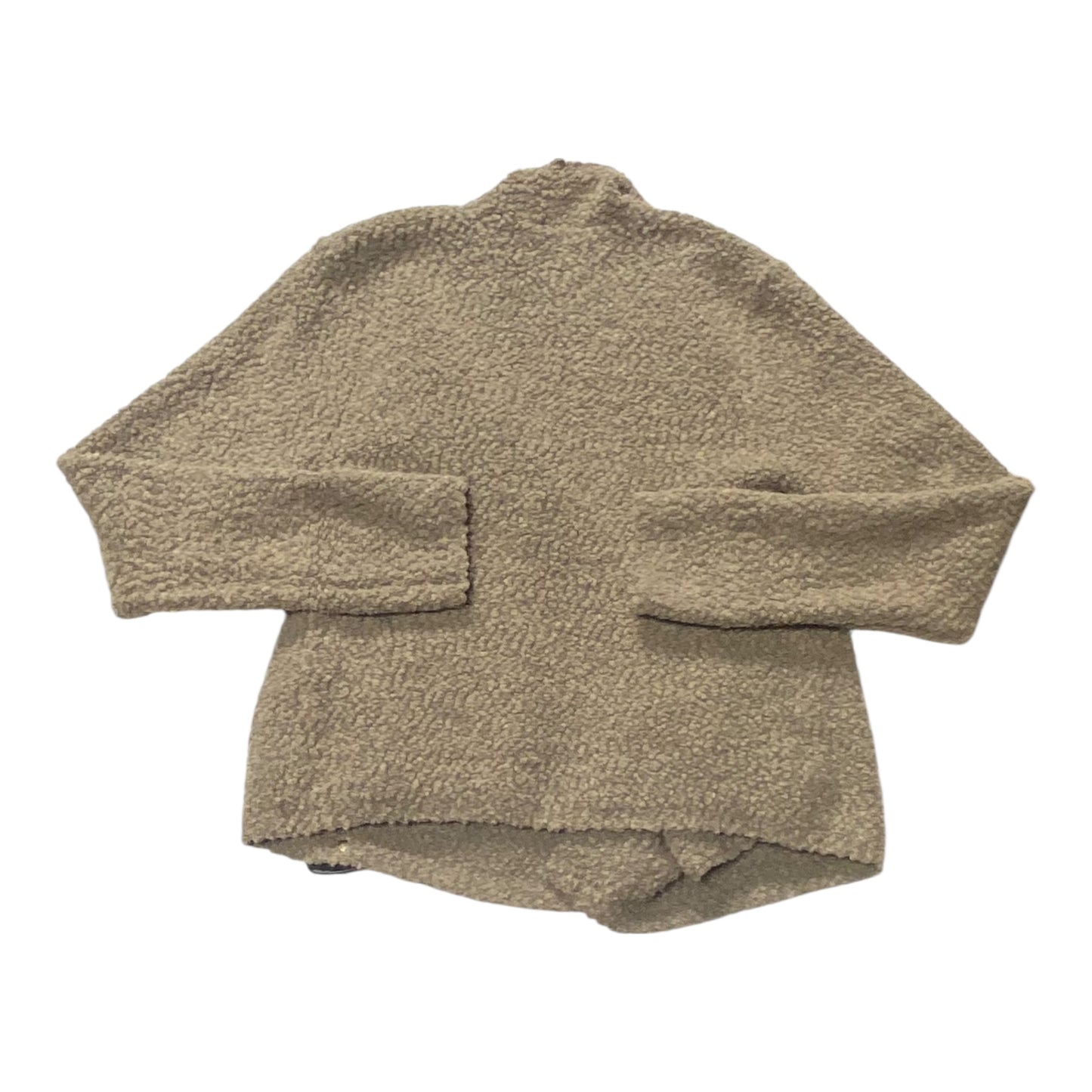 Sweater Cardigan By Loft In Taupe, Size:L