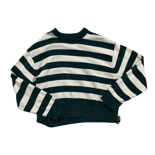 Sweater By Double Zero In Green & White, Size:M