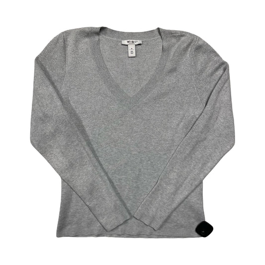 Sweater By White House Black Market In Silver, Size:M