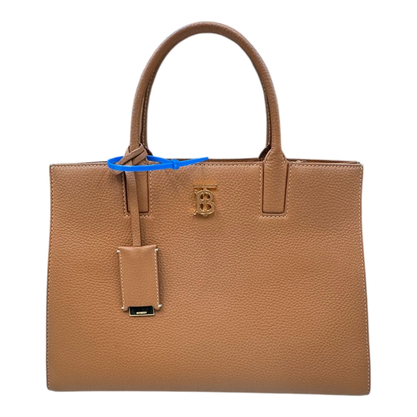 Handbag Luxury Designer By Burberry In Brown, Size:Medium