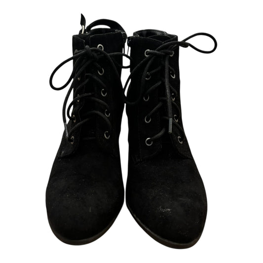 Boots Ankle Heels By Madden Girl In Black, Size:8