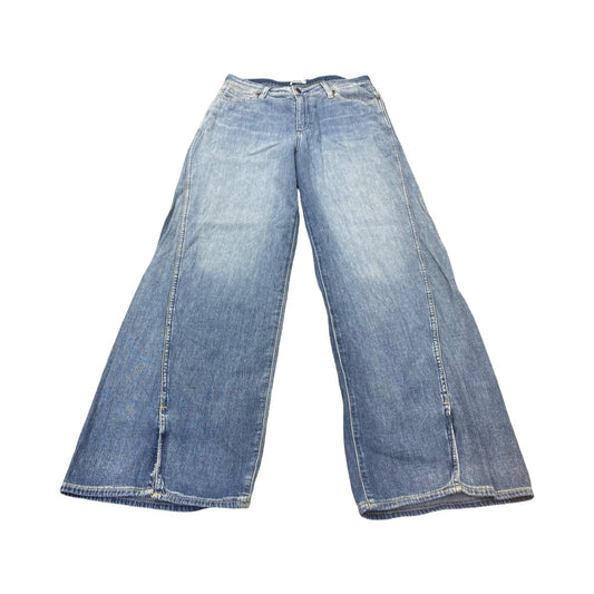 Jeans Wide Leg By Wrangler In Blue Denim, Size:10