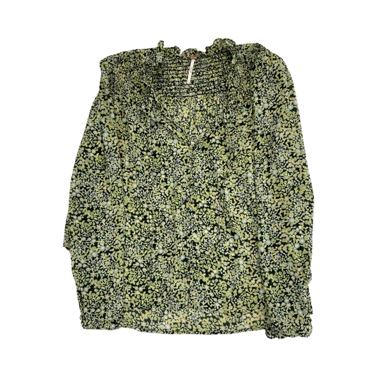Top Ls By Free People In Green, Size:S