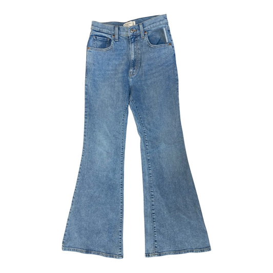 Jeans Straight By Abercrombie And Fitch In Blue Denim, Size:6