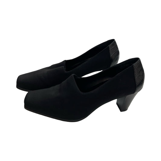 Shoes Heels Block By Studio Works In Black, Size:7