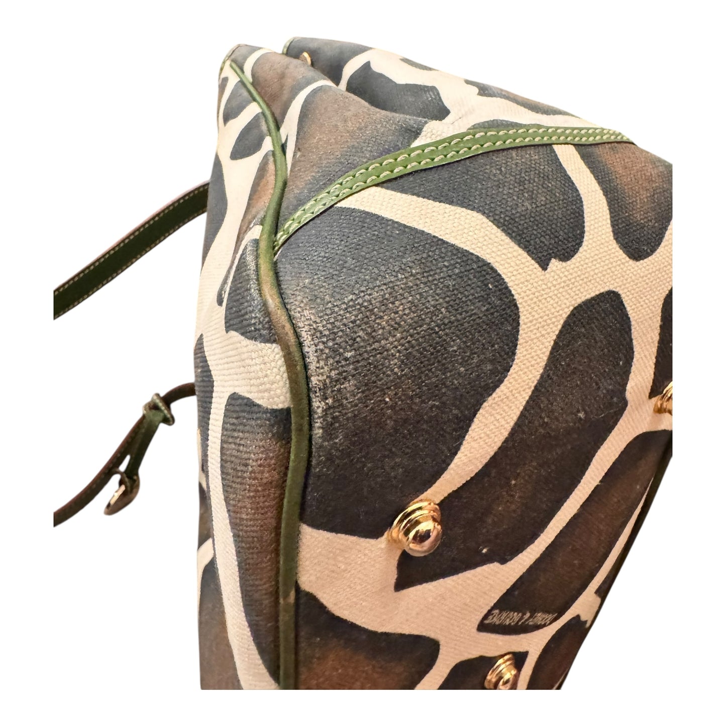 Handbag Designer By Dooney And Bourke In Animal Print, Size:Medium