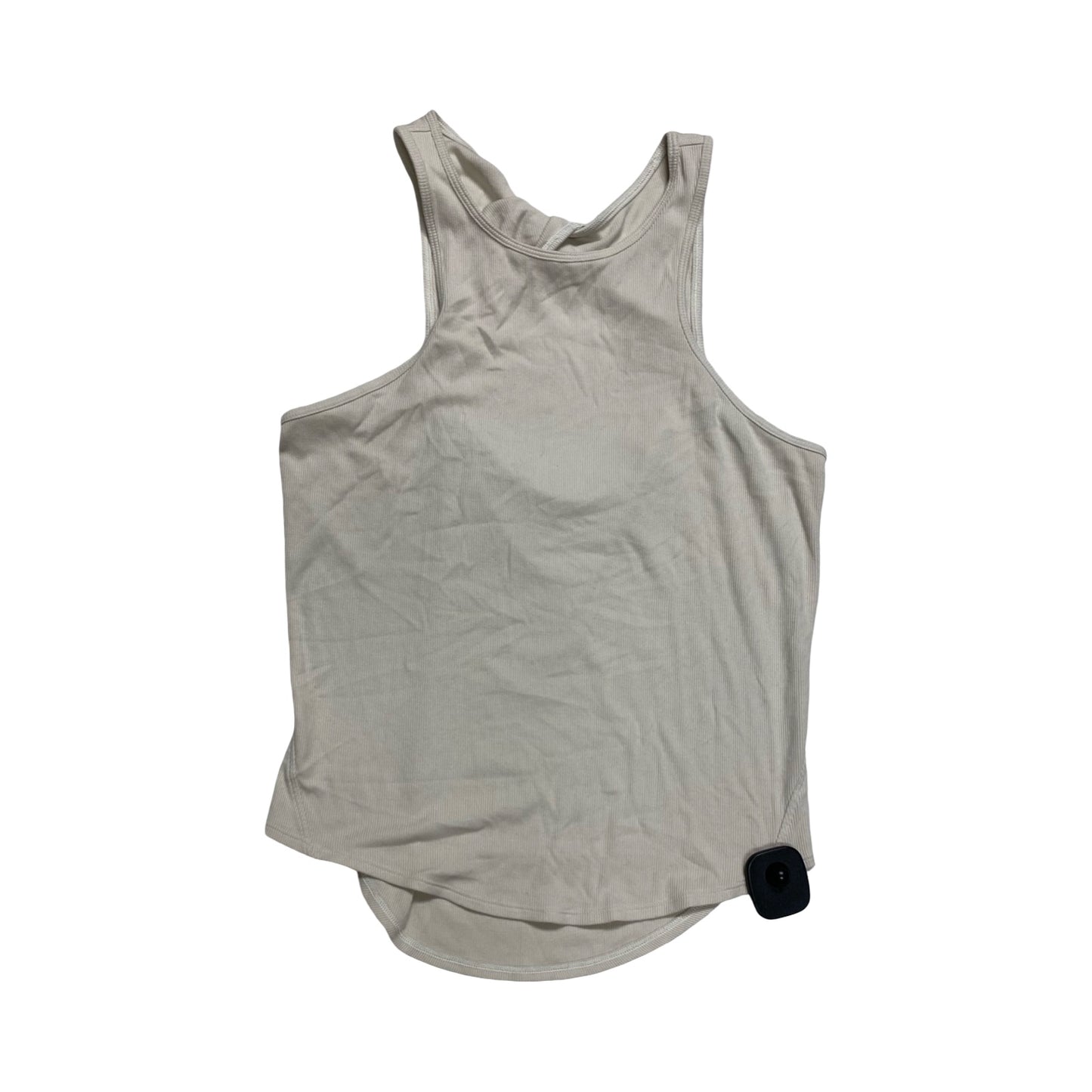 Athletic Tank Top By Lululemon In Cream, Size:M