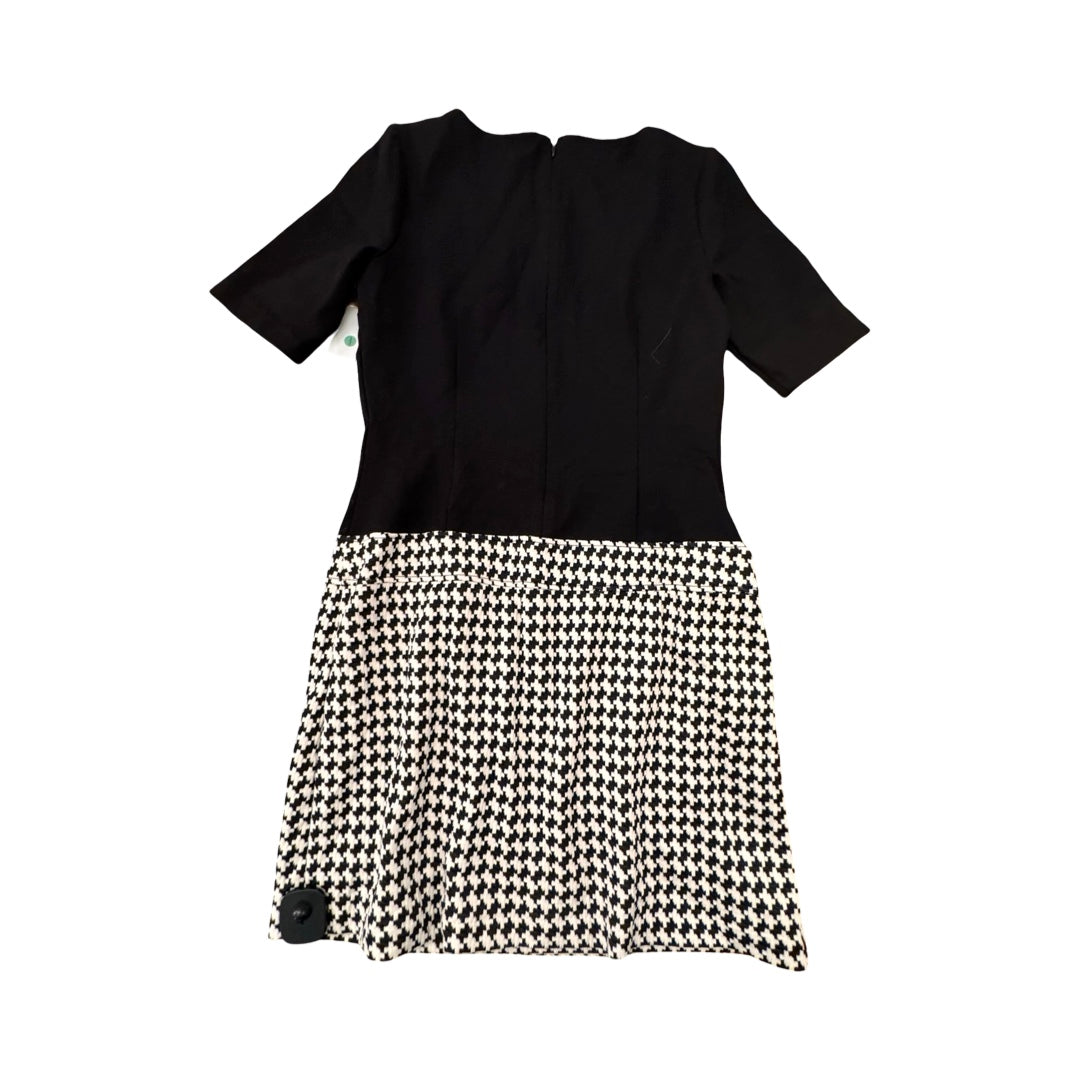 Dress Casual Midi By White House Black Market In Black & White, Size:4