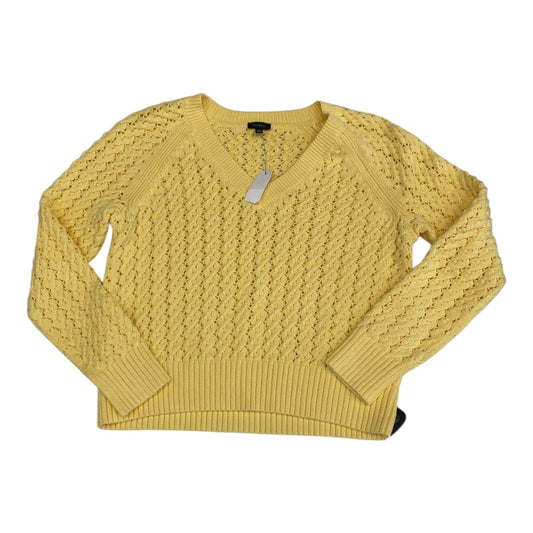 Sweater By Talbots In Yellow, Size:M