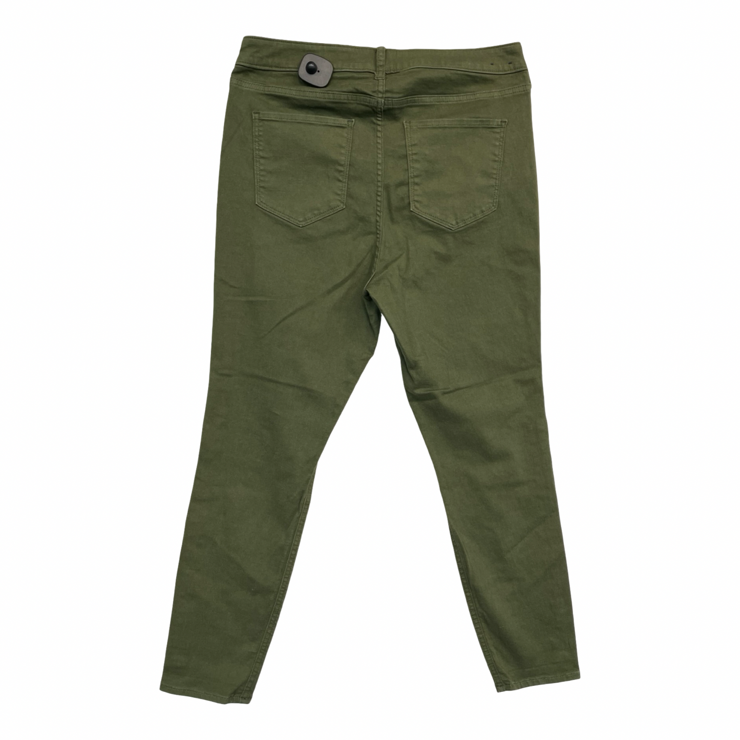 Jeans Skinny By Gap In Green, Size:14
