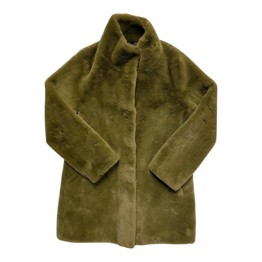 Coat Faux Fur & Sherpa By STELLA + LORENZO In Green, Size:S