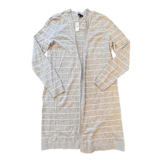 Sweater Cardigan By Talbots In Grey, Size:M