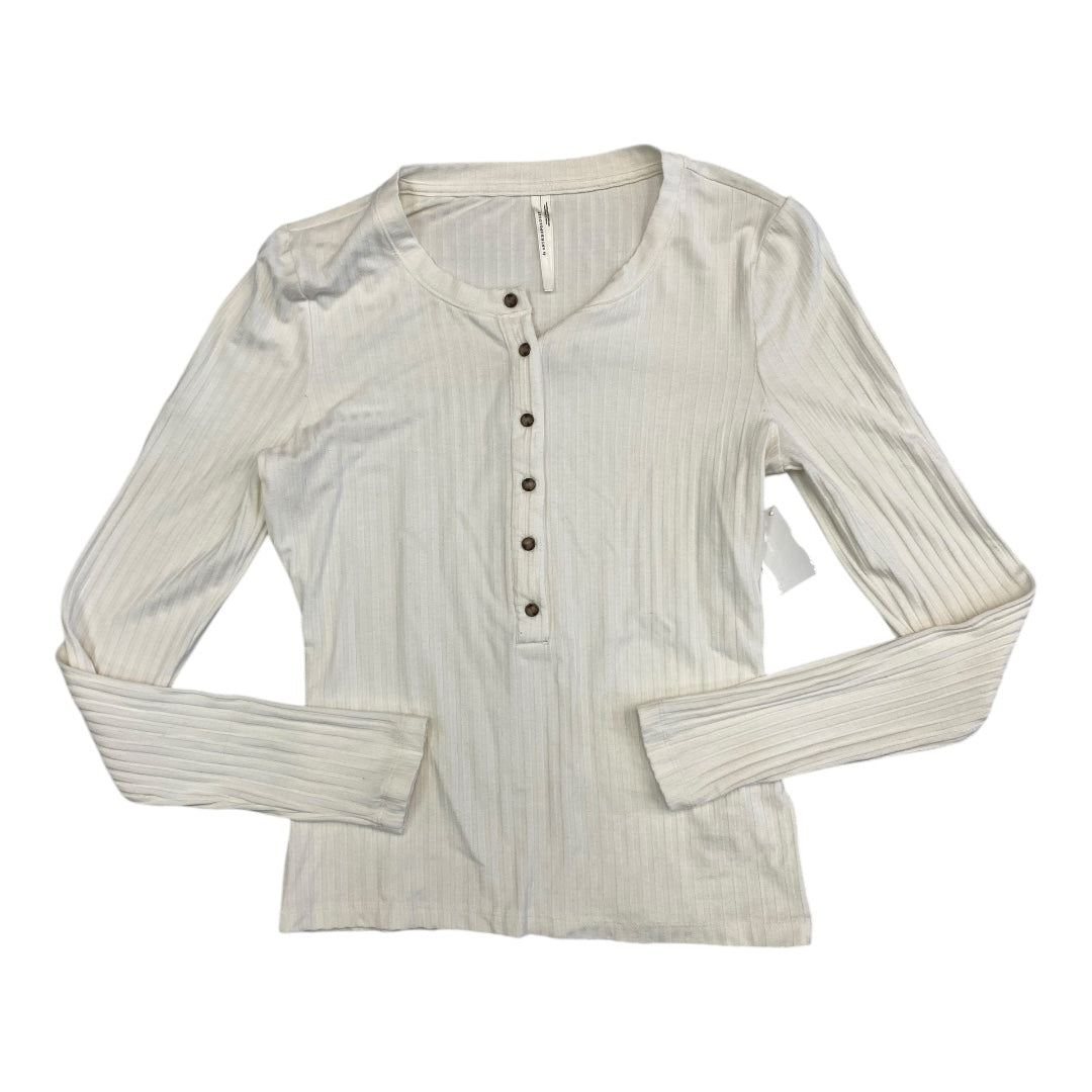 Top Ls By Anthropologie In Cream, Size:S