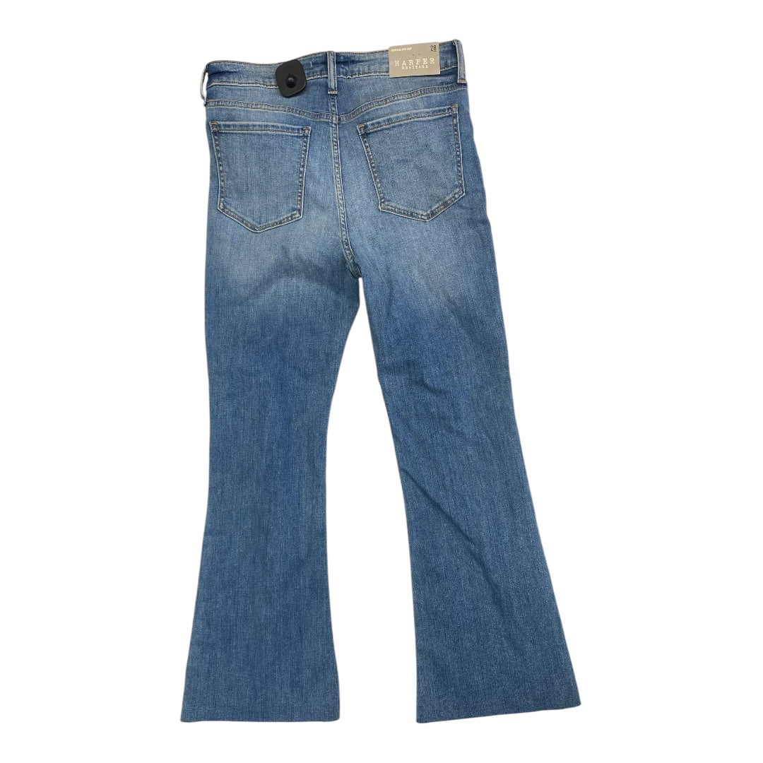 Jeans Flared By Harper In Blue Denim, Size:6