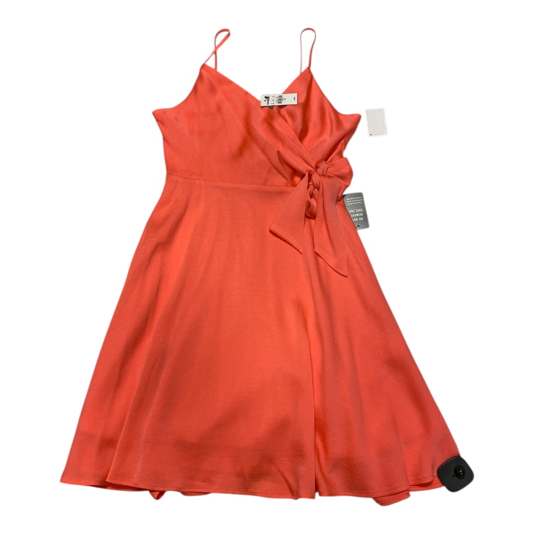 express orange dress Express