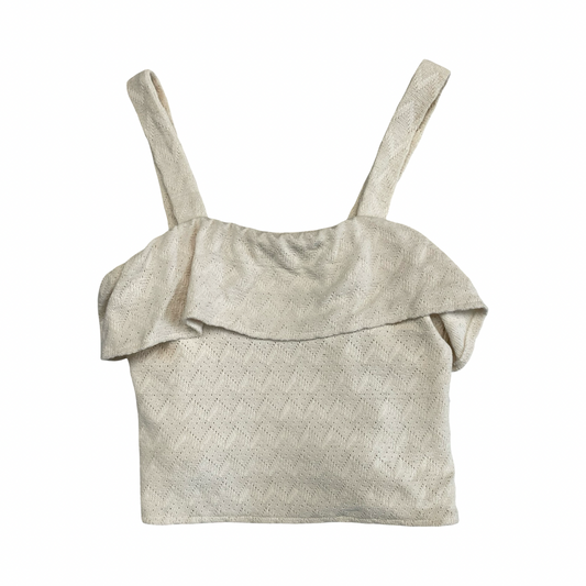 Top Sleeveless By Madewell In Tan, Size:S