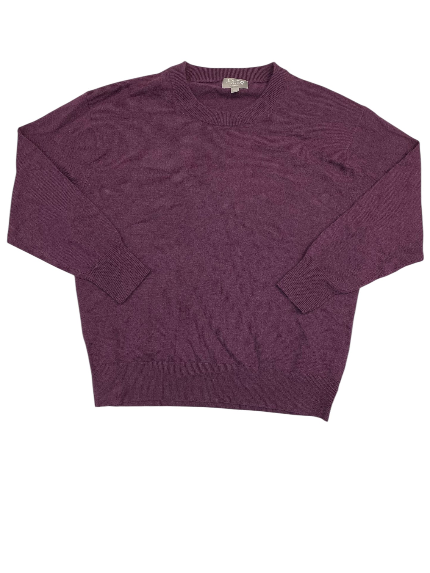 Sweater Cashmere By J. Crew In Purple, Size:S