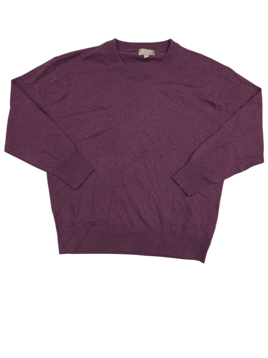 Sweater Cashmere By J. Crew In Purple, Size:S