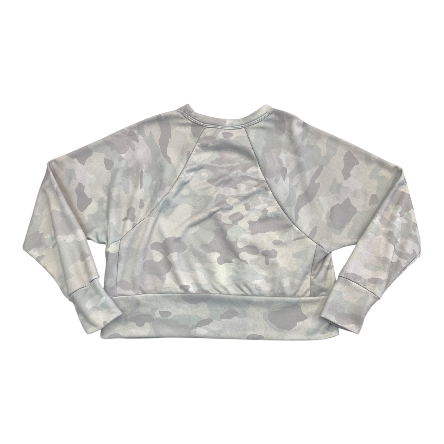 Athletic Sweatshirt Crewneck By Nike In Camouflage Print, Size:S