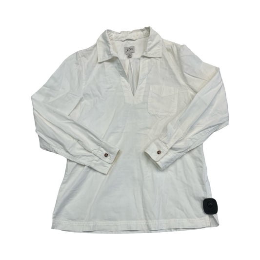 Top Ls By J. Crew In White, Size:S