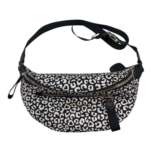 Belt Bag Designer By Kate Spade In Black & White, Size:Medium