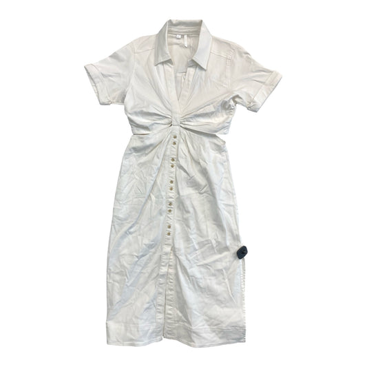 Dress Casual Maxi By Cmc In White, Size:L