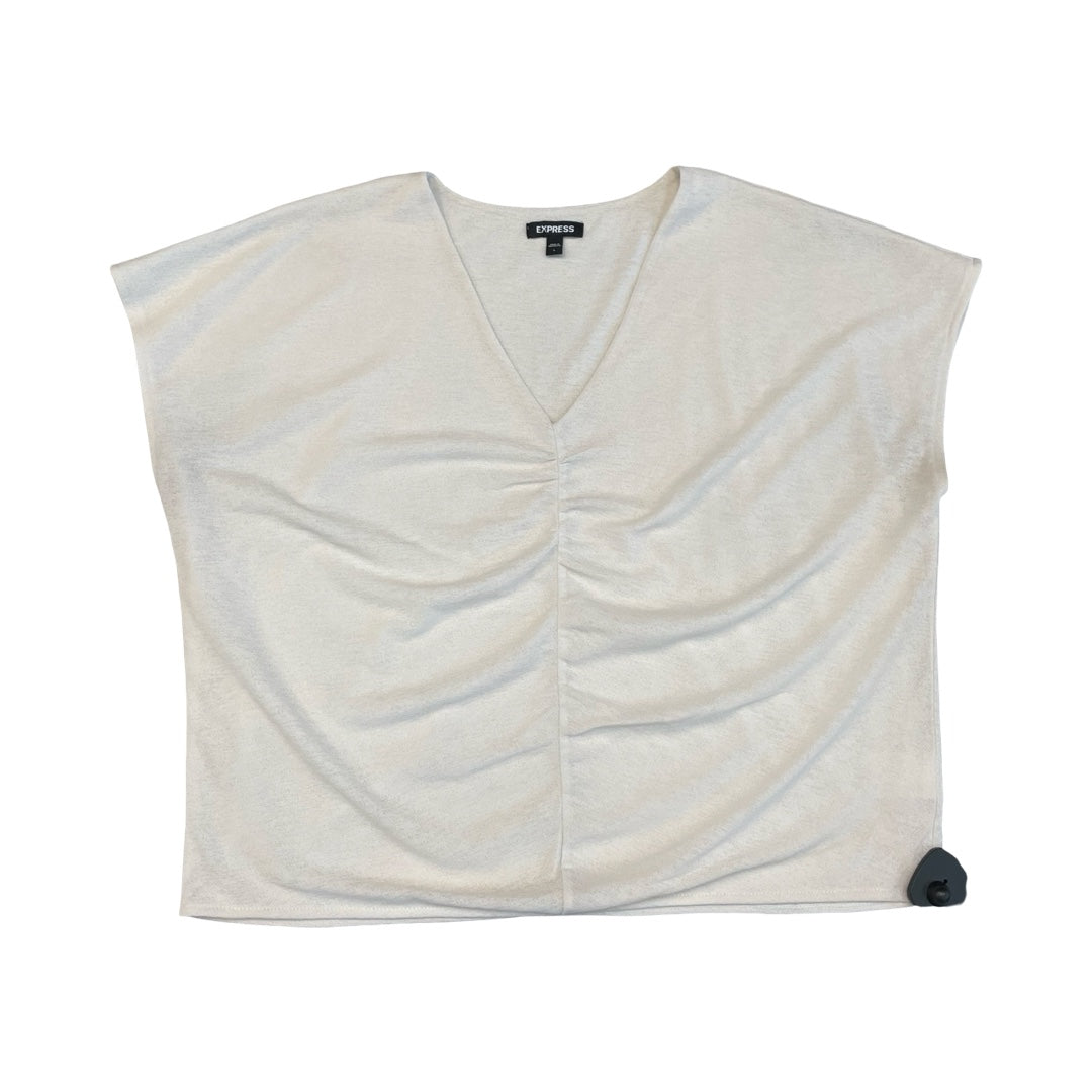 Top Ss By Express In Ivory, Size:Xl