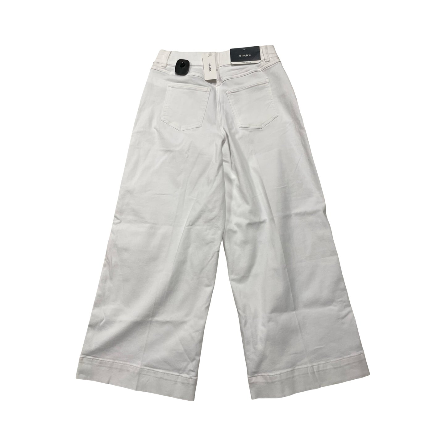 Jeans Wide Leg By Spanx In White Denim, Size:M