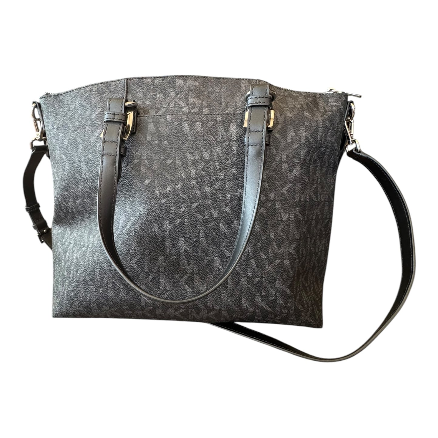 Handbag Designer By Michael Kors In Black & Grey, Size:Large