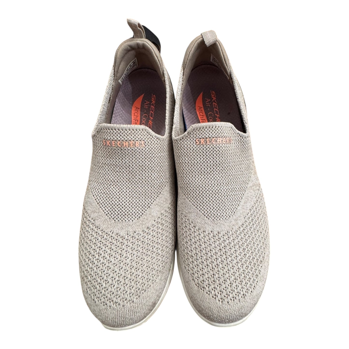 Shoes Sneakers By Skechers In Grey & White, Size:9