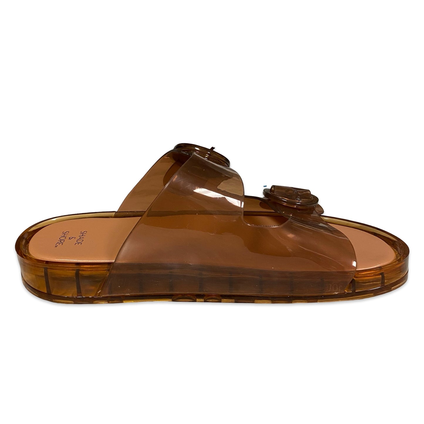 Sandals Flats By Shade & Shore In Brown, Size:10